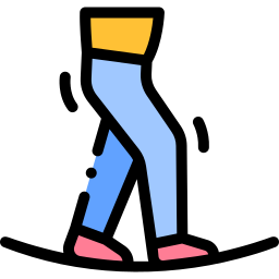 Illustration einer Physiotherapie Behandlung mit liegender Person und Therapeutin auf transparenter Hintergrundgrafik