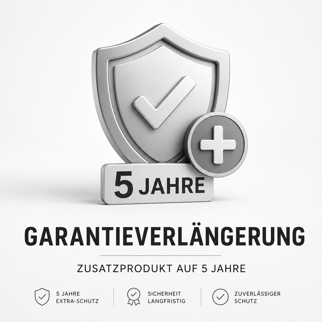 Garantie Verlängerung auf 5 Jahre